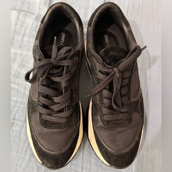 Jimmy Choo Black suede Men's Sneakers 11.5 (45) - Picture 1 of 8